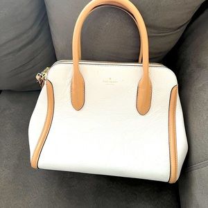 Kate Spade Satchel cream & camel